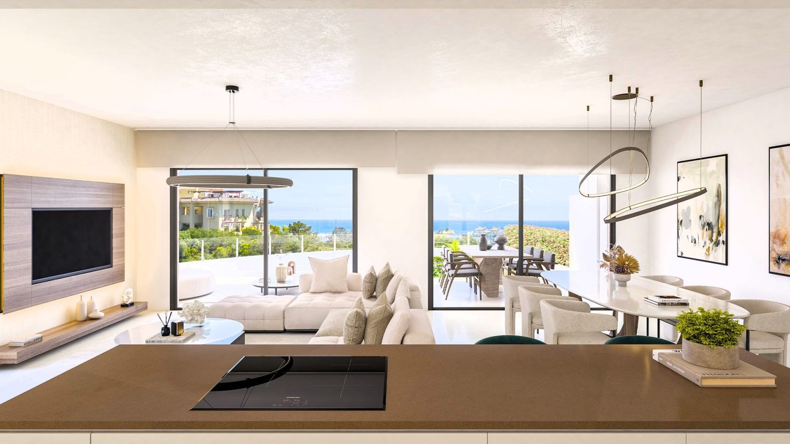 04 modern living room ocean view